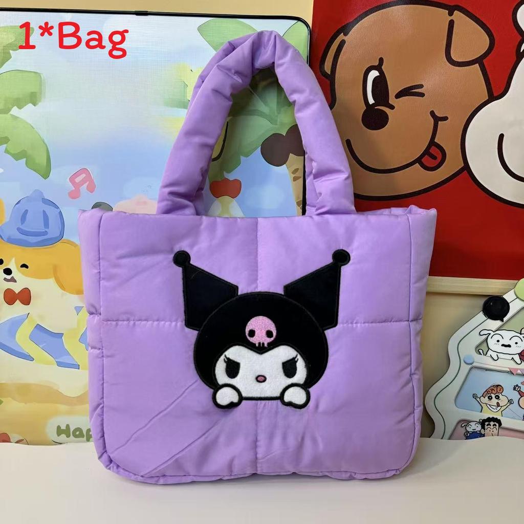 Cute Bunny Canvas Tote Bag With Magnetic Closure For Daily Use And Students