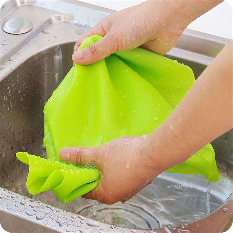 40 * 30cm Mat de Silicon Culoare Solidă pentru Frământat Degrabil Antiderapant Mat pentru Predarea Copiilor Măsuțe Bune pentru Masă Suport de Pahare