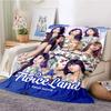 Coperta Kpop Twice Gruppo di Ragazze Moda Stampata Coperta in Flanella Regalo Divano Ufficio Letto Coperta Calda Camera da Letto Ragazze Copriletto