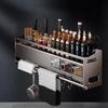 Yunsom Stainless Steel Kitchen Wall-Mounted Storage Rack