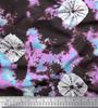 Soimoi Brown Poly Crepe Fabric Bandhani Tie-Dye Printed Fabric 1 Yard 42 Inch