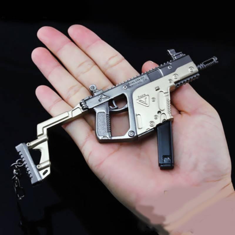 Gun Model Pubg Keychain Metal Game Peripheral Backpack Pendant Gift Children