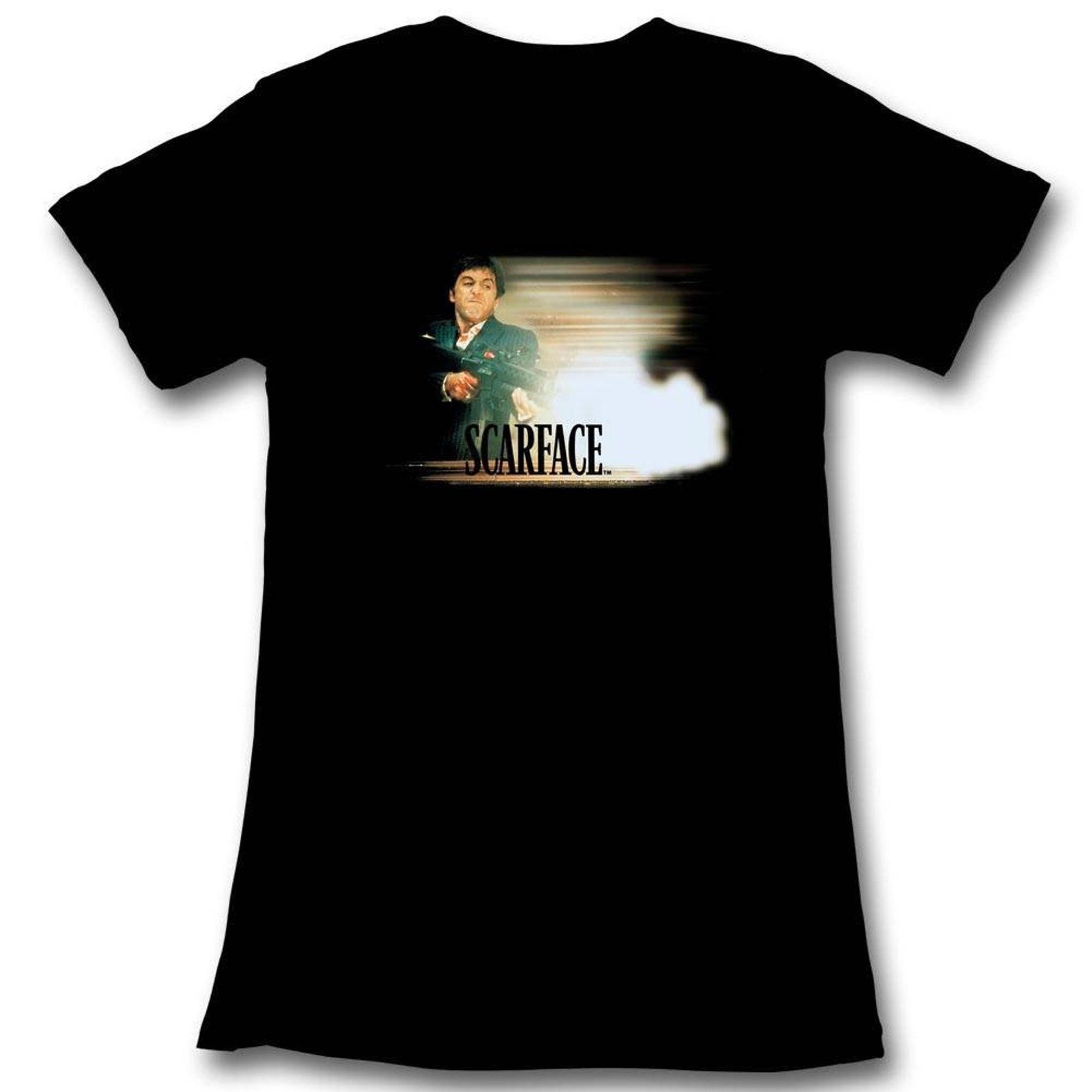 Scarface Glowy Dude Black Junior Women s T-Shirt L