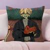 Mushroom Oasis Anime  Pillowcase Toon Gift Cushion Cover Bedroom Home Sofa Chair Seat Decor Pillow Case