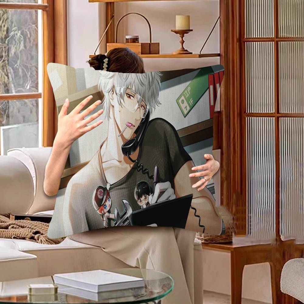 G-gintama Pillow Cover For Bedroom Room And Living Room Sofa Decorative Cushion Cover