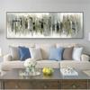 Modern Abstract Gray Green Oil Painting On Canvas Posters and Prints Wall Art Pictures for Living Room Cuadros Decor No Frame