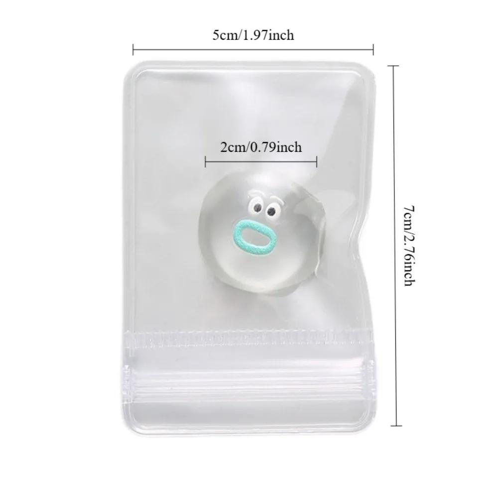 10pcs Squishy Mini Transparent Expression  Stress Relief Toy Sensory Fidget Toys for Kids Adults Anxiety Relaxation Squeeze Gift