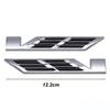 3D Metal V Logo Badge Sticker Front Grill Side Fender Rear Trunk Emblem Decal