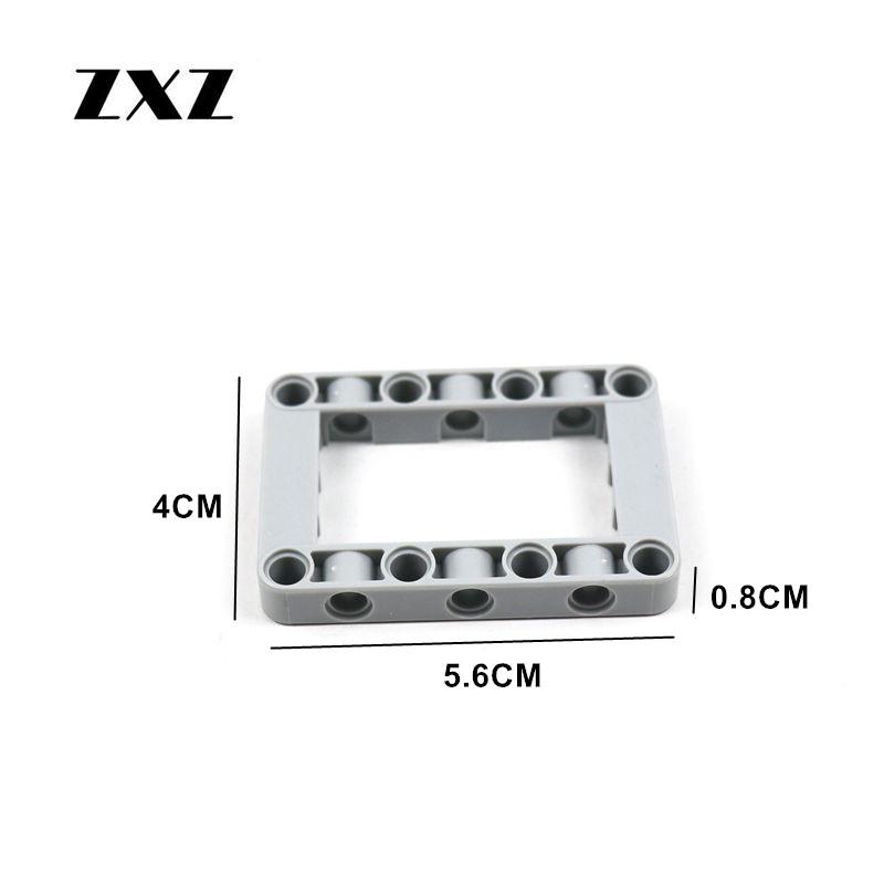 50 Pieces Square Huller Hole 5 x 7 64179 Technical Parts Beam 5 x 7 Open Center Thick MOC Toys for Children