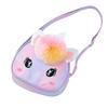 Unicorn Kids' Crossbody Bag - TPU Storage Cartoon Shoulder Travel Bag for Students