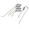6Pcs Car Body Paintless Repair Removal Tools Automotive Door Dent Repair Hooks Stainless Steel Push Rods Kits