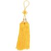 Chinese Martial Arts Kung Fu Taiji Sword Tassel Yellow Short Sword Tassel