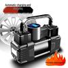 Portable 12V Electric Dual Cylinder Car Tire Inflator Pump