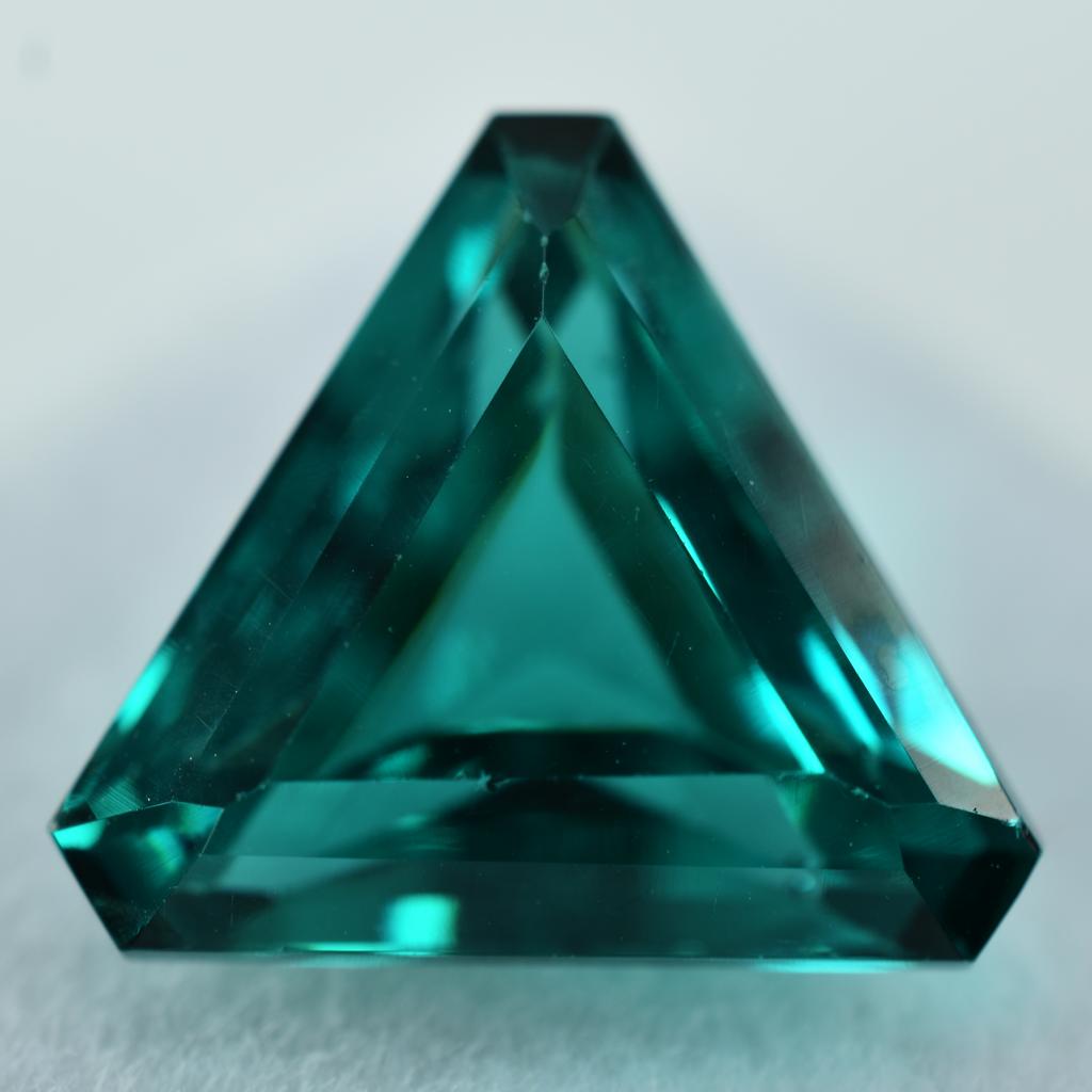 Natural Green Tourmaline Loose Gemstone Trillion Cut 10.00 Ct October Birthstone for Gem Collections