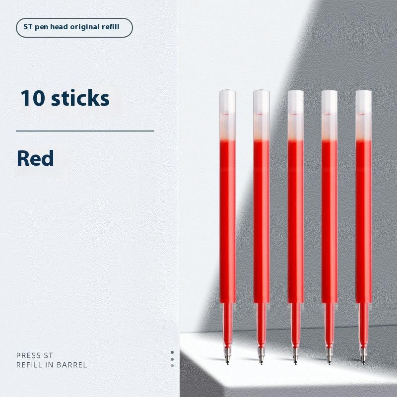

10/30/50 шт. 0,5 мм Bla Нейтральные стержни для ручек Qui Drng Стержни для ручек на основе углеродных чернил Стержни для шариковых ручек Красная замена