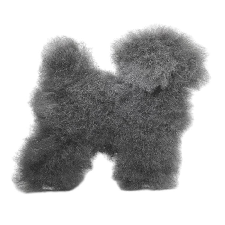 Peluca de Práctica para Peluquería Canina de Cuerpo Entero Esqueleto Modelo Opcional De Fibra Sintética Lisa Para Peinar Y Recortar