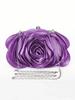 Borsa da Sera Fiore Sposa Piccola Borsa Completo Festa Borsa a Mano Matrimonio Portafoglio Donna Catena Floreale Pochette da Donna