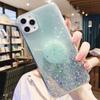 Star glitter Epoxy is suitable for Apple 13 mobile phone pro max iPhone12 mobile phone case 14-color female bracket.
