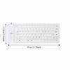 85 Keys USB Wired Keyboard Silent Keys Foldable Keyboard Portable Silicone Keyboard  Home