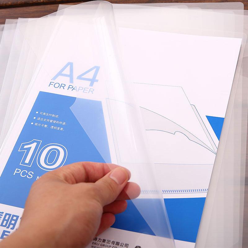 10 To 30 Pcs A4 File Folder Desk Organizer Stationery Clear Folder For Documents Office School Supplies Premium