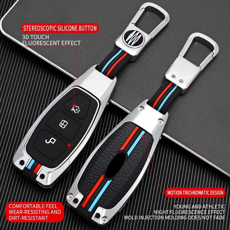 Zinklegierung Auto Fernbedienung Smart Key Etui Abdeckung Schale Für Ford Fiesta Focus 3 4 Mondeo Ecosport Kuga Focus ST Schutz Zubehör