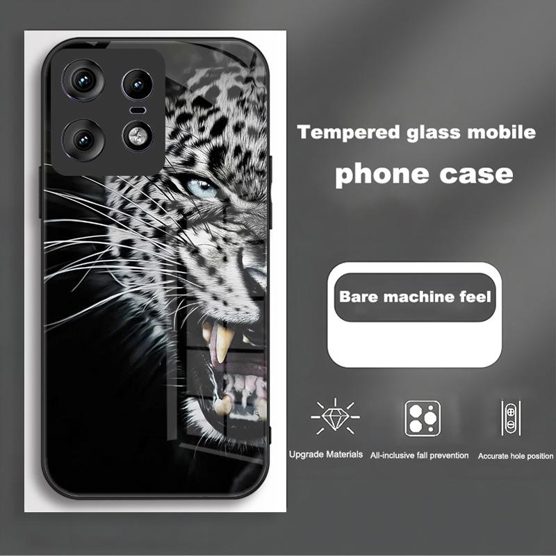 Luxury Tempered Glass Case For Motorola Edge 50 Pro Neo Fusion Ultra Phone Cover S50 X50 Ultra 5G Full Protective Shell Fundas