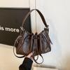 Retro Bag Women's 2025 New Autumn and Winter Versatile Shoulder Messenger Bag Is Popular This Year, Portable Bucket Bag