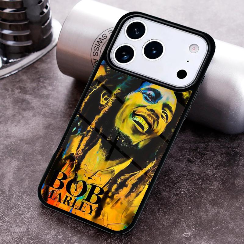 Rasta Lion Reggae Bob Marleys Phone Case for iPhone 17 16 15 Pro Max Air 14 13 12 11 Plus Shockproof Capa Cover
