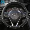 For Toyota Corolla Car Steering Wheel Cover Non-slip PU Leather Auto Accessories Fast Shipping