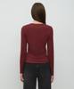 MUSINSA STANDARD WOMAN Women'S Slim Crew Neck Long Sleeve T-Shirt [Chili Red]