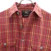 RRL 90s Initial tag Red 3 stars Old Check Pattern Long sleeve shirt Men's Used