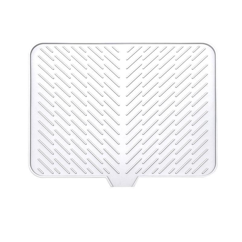 

Большой силиконовый коврик для сушки с отверстием для отвода воды для сушки мисок и посуды 58*43cm - 570g