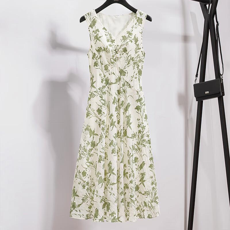 Damen Sommer Blumen Zweiteiliges Kleid Set