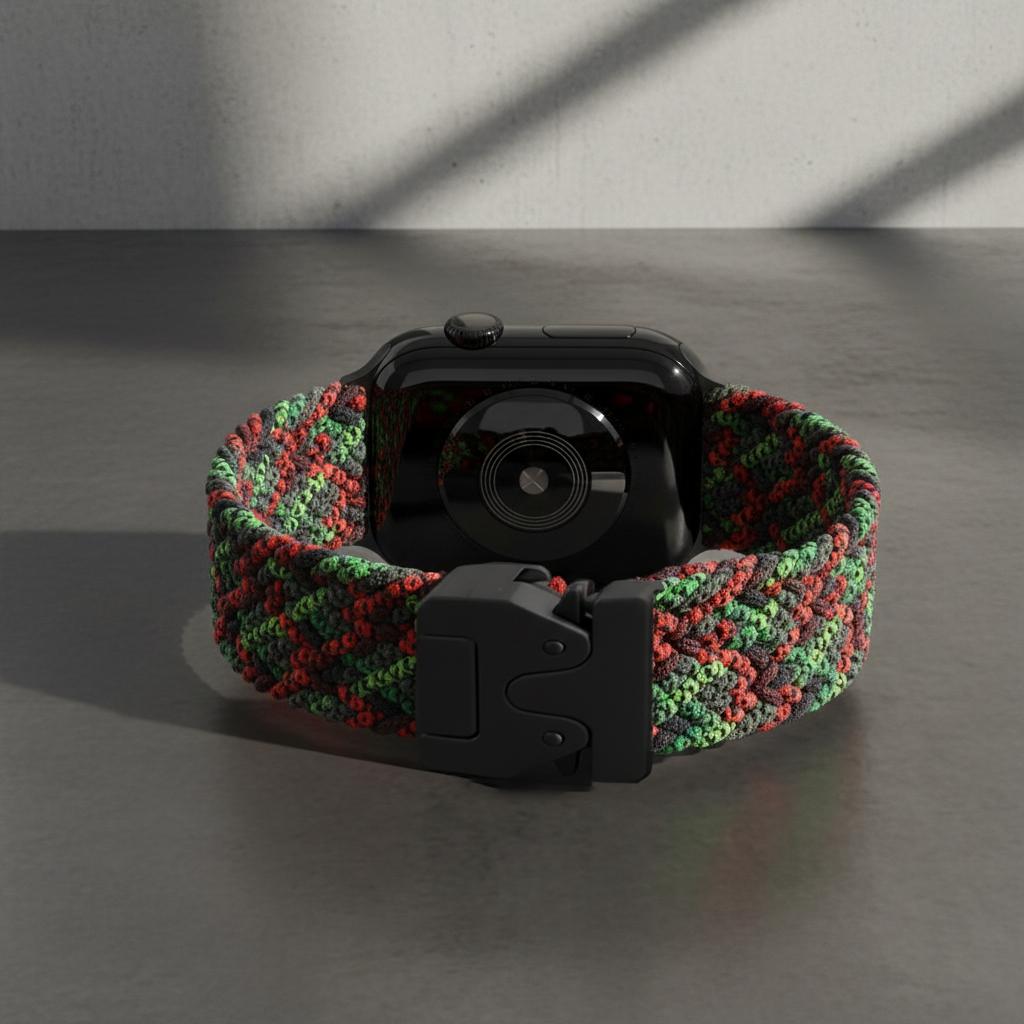 Parachute Braided Strap For Apple Watch Bands Ultra 3 40mm 44mm 46mm 42mm 45mm Black Unity Bracelet IWatch Series 11 9 8 10 7 SE