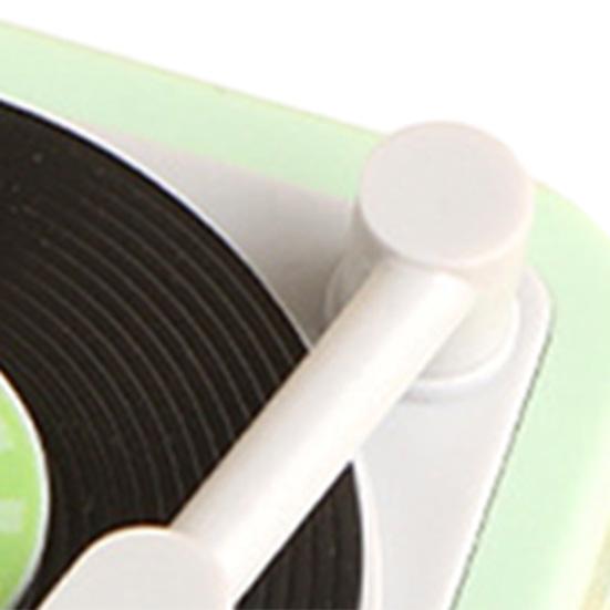 Mini Gramophone Keychain Charm Retro Gramophone Pendant with Recording Music Playback Function Cute Bag Charm for Backpack Fun Gift Idea