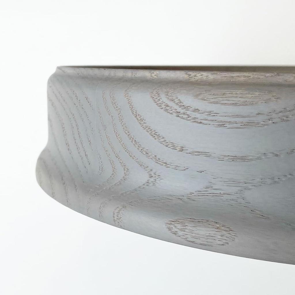 KATOMOKU muku clock 17 gray wall clock continuous second hand km-118GRRC 306mm (radio clock)