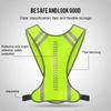 Running Lightweight Vest for Biking Adjustable Safety Vests Outdoor Night Walking Safety Straps Waterproof Gear