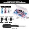 Car Tyre Repair Rubber Nail Set Auto Motorcycle Tyre Repair Nails Truck Scooter Bike Tire Puncture Screw Tool Accessories