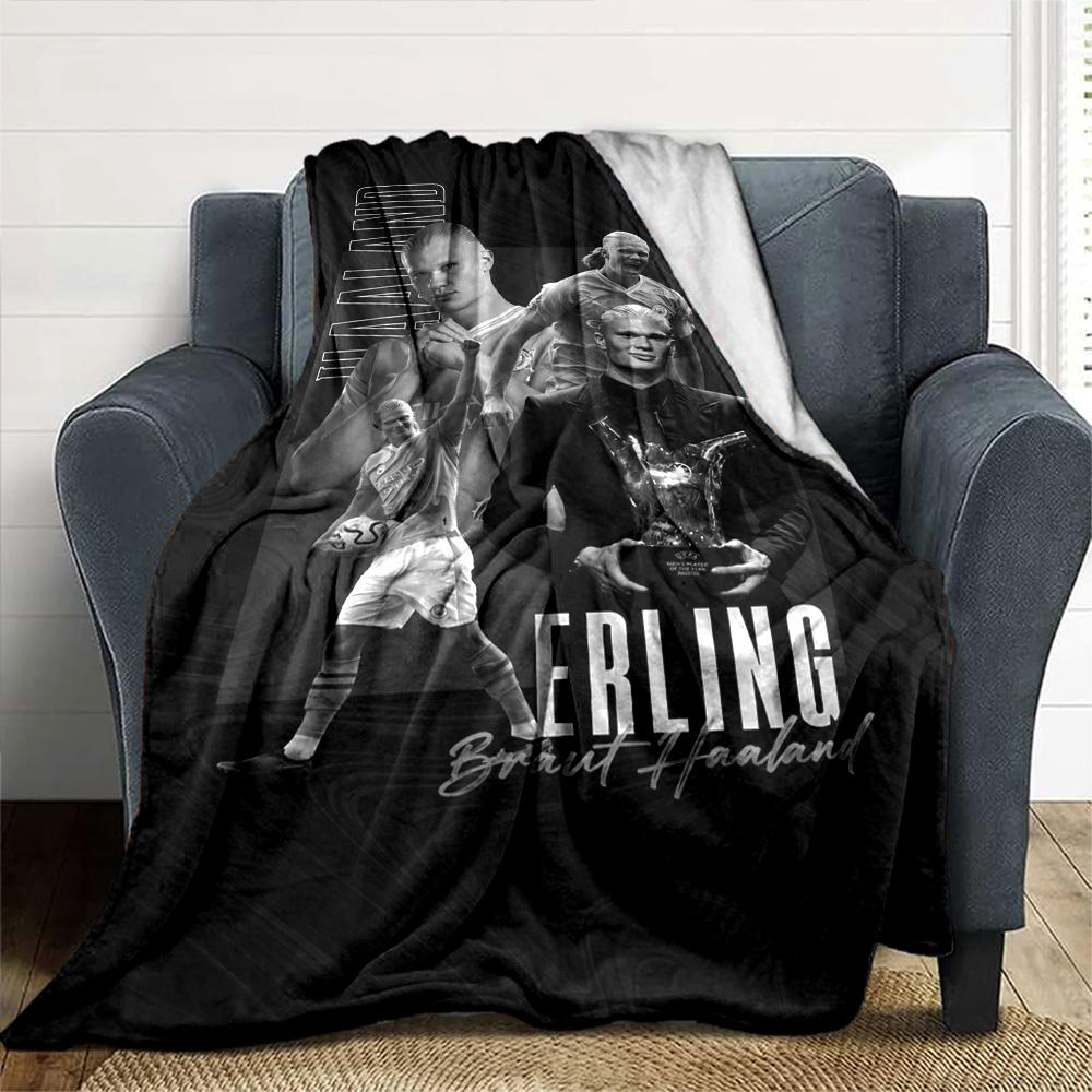Haaland Blanket Soft Warm Cozy Perfect for Office Seaside Sofa Four Seasons Multipurpose Warmthful Decor Perfect Gift for Relatives and Friends