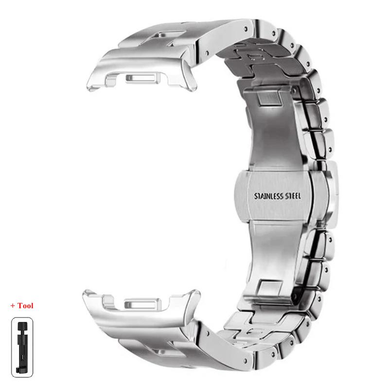 

Роскошный ремешок из нержавеющей стали для Samsung Galaxy 8 40 мм 44 мм/8 Classic 46 мм Ultra(2025) Металлический ремешок для Samsung Galaxy Watch Ultra Galaxy Ultra 2025