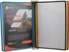 A4 Metal Wall Mounted Document Holder with Transparent Display Board 5 Removable Panels Folder Design Made in China