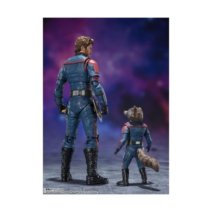 Figurines S.H. Figuarts Star Lord &; Rocket Raccoon - Bandai Tamashii Nations - Guardians of the Galaxy Vol. 3