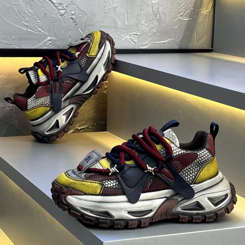Autumn new retro old dad shoes breathable platform shoes