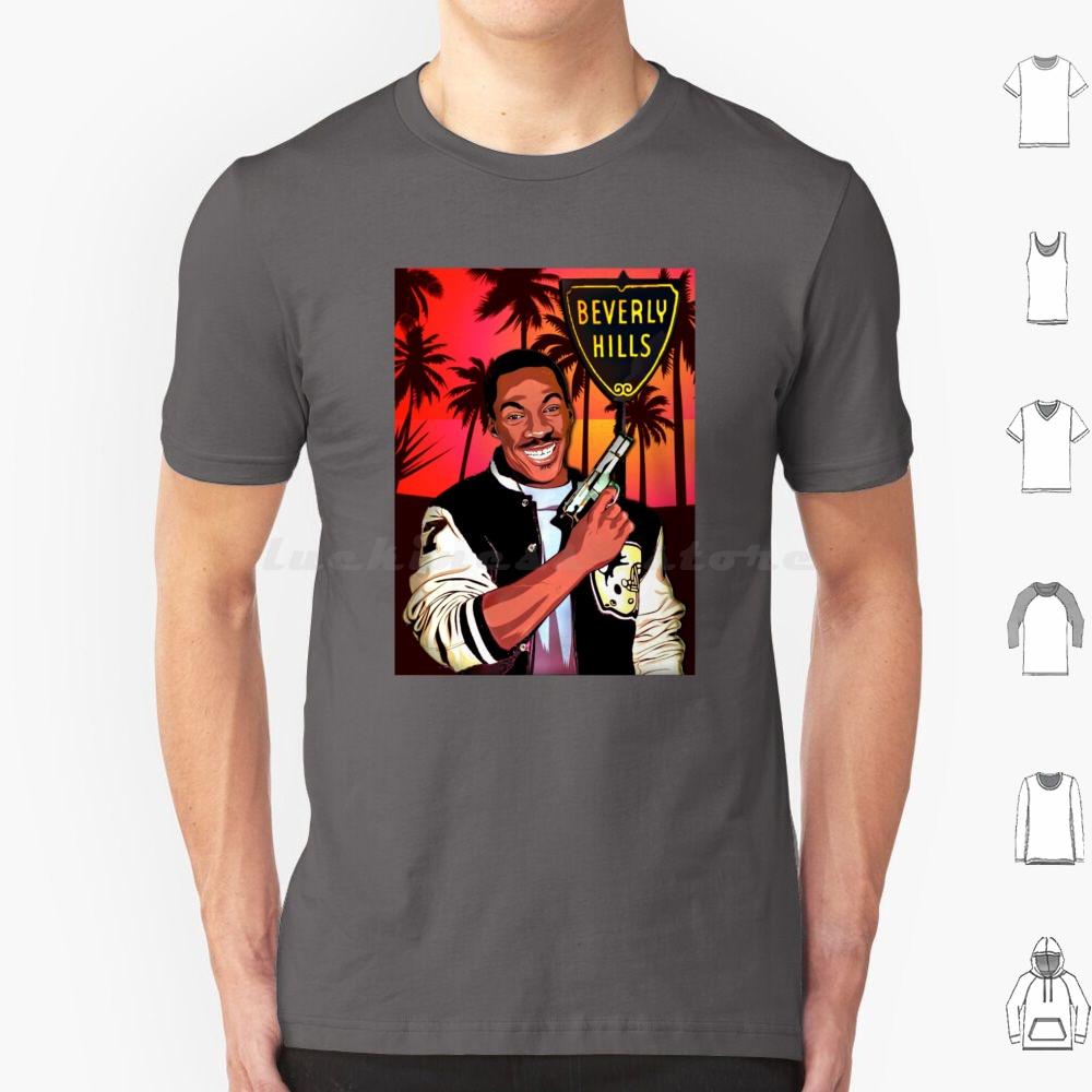Beverly Hills Cop T Shirt Cotton Men Women DIY Print Beverly Hills Cop Eddie Murphy Comedy 80s 90s Film Movies Coming To