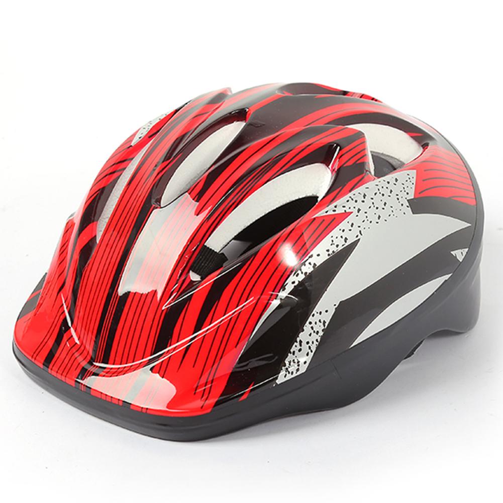 7-teiliges Fahrrad Sport Schutzausrüstungsset Verstellbares Kinder Skateboard Roller Helmset 48-55cm für Skateboard/Fahrrad/Skating/Radfahren