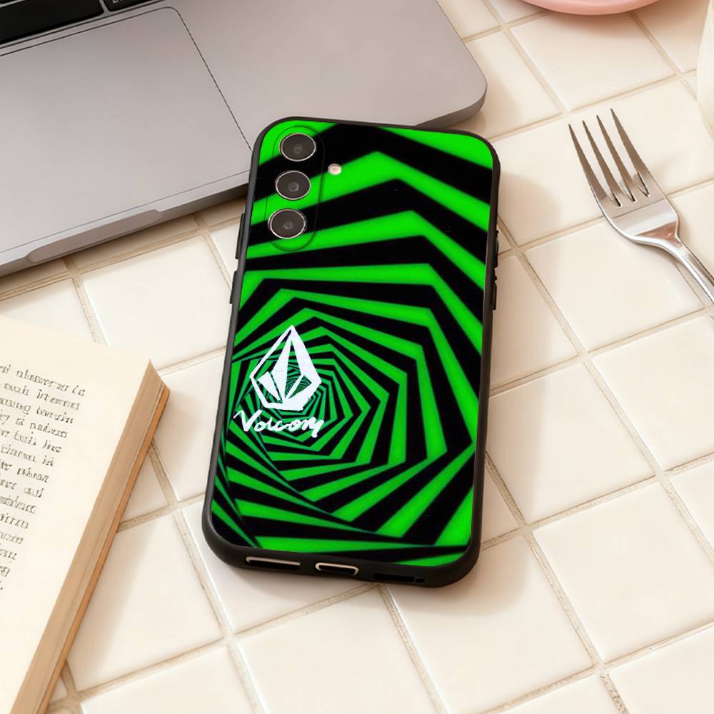 

V-VOLCOM S-Style SportS phone Case For Samsung Galaxy A73,A72,A71,A70,A53,A52,A51,Others Soft Black Shell Samsung a11