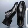 Summer Leather Dress Shoes Men Summer Hollow Out Plus Size Man Business Shoes Wedding Footwear Casual Shoe Male