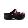 Crocs Classic clog Cosmic Resonance EVA Cute Korean Style Hole Shoes Women's Black Pink