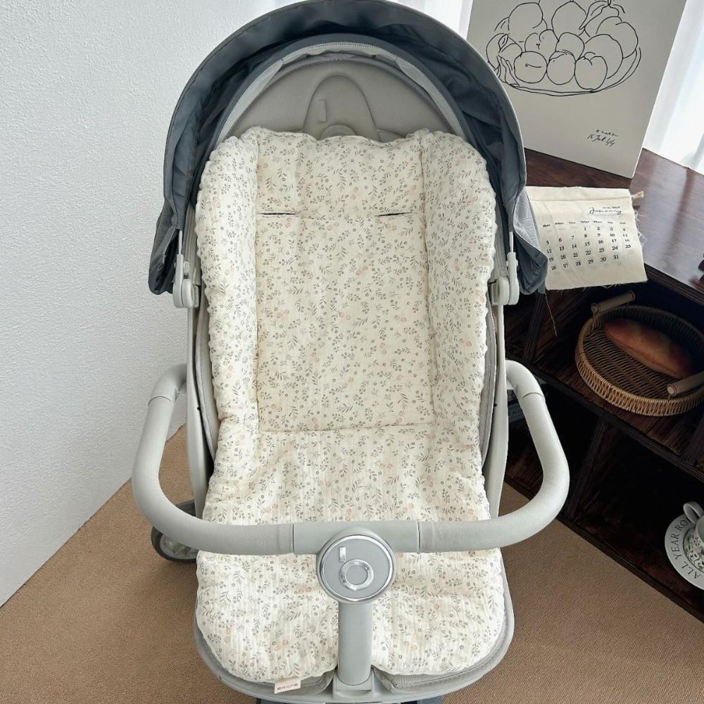 Breathable Stroller Accessories Soft Pushchair Insert Mat Baby Stroller Seat Cushion  All Seasons