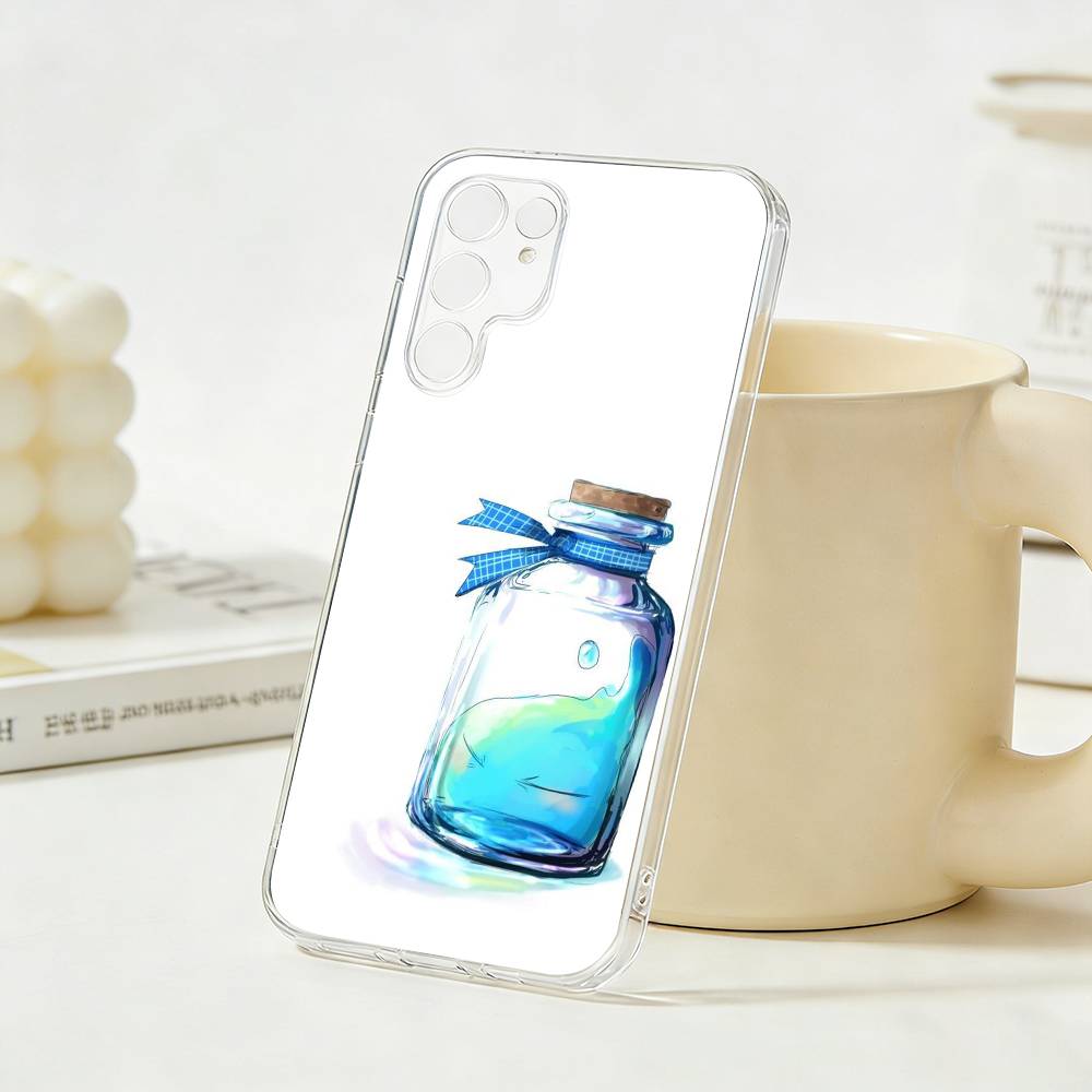 Slime Anime Rimuru Tempest Phone Case For Samsung S26, S25,S24,S21,S22,S23,S30,Ultra,Plus,5G,Transparent Cover